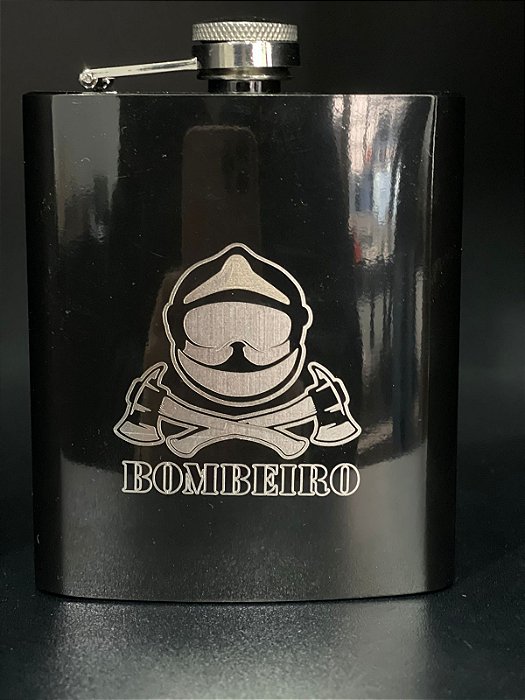 Porta bebida cantil preto