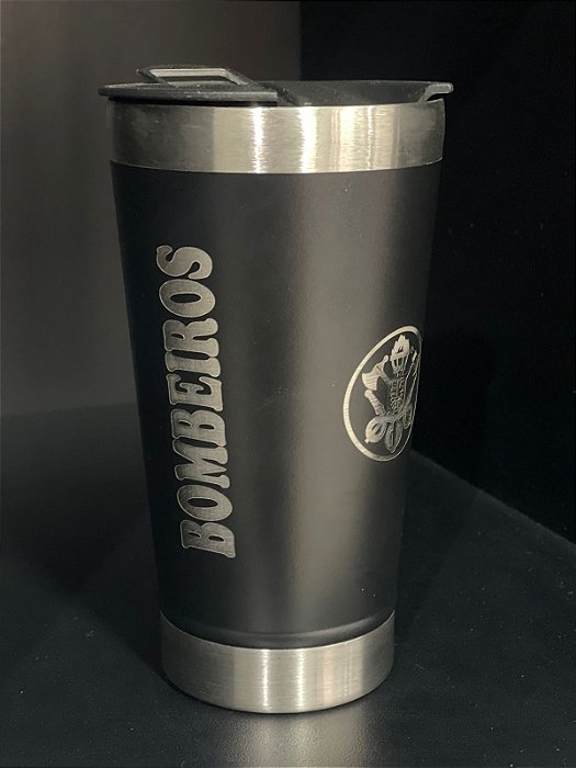Copo térmico personalizado bombeiros 473ml