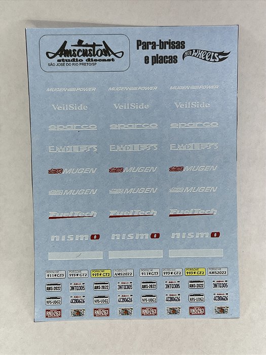 PARA-BRISAS E PLACAS