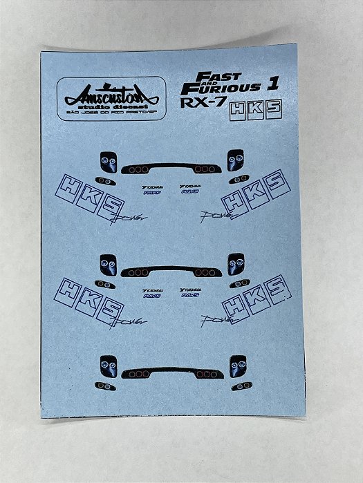RX7 HKS VELOZES E FURIOSOS