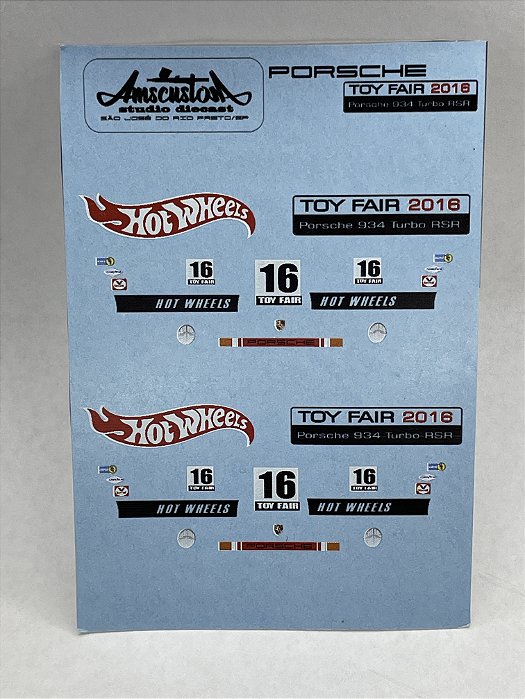 PORSCHE 934 TURBO RSR TOY FAIR 2016