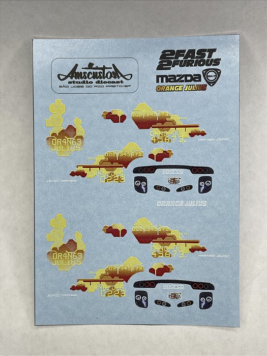 RX7 ORANGE JULIUS