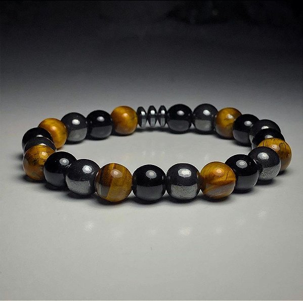 Pulseira Proteção Com Pedras Naturais
