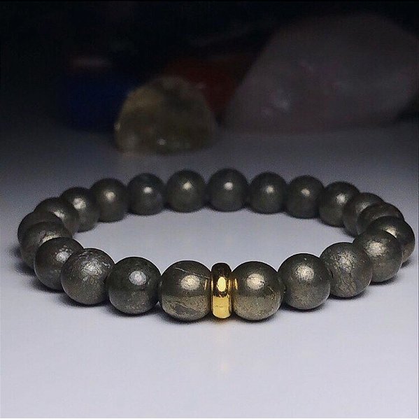 Pulseira Pirita Rolada