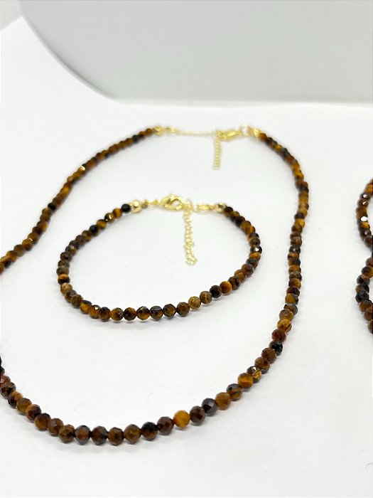 Conjunto Minimalista - Olho de Tigre