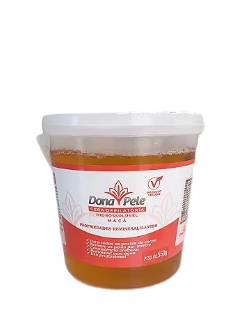CERA DEPILATÓRIA DONA PELE MAÇA 550G