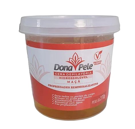 CERA DEPILATÓRIA DONA PELE MAÇÃ 270G