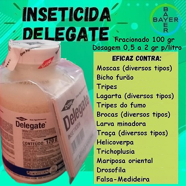 Inseticida Delegate 50g - Composição Espinetoram para Hortifruti