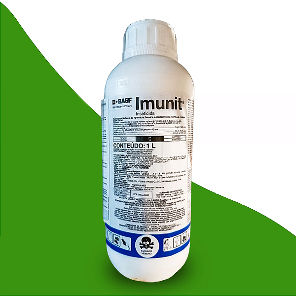 Inseticida de ingestão e contato Imunit 1 litro -  Composição Alfa-cipermetrina eTeflubenzurom