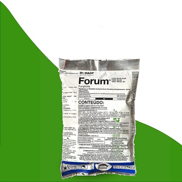 Fungicida Forum 1 kg Dimetomorfe - Podridão do olho, Míldio, Podridão radicular, Estiolamento, Podridão das raízes (Pythium), Míldio, Podridão do colo, Requeima, Podridão, Gomose.