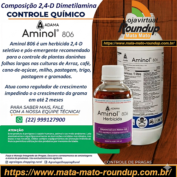 Herbicida Aminol Àcido 2,4-D - Fracionado 100 ml