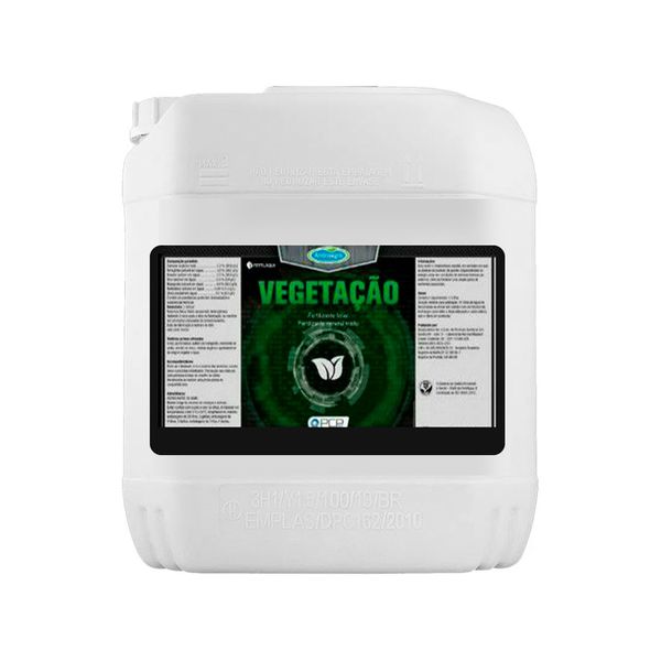 Fertilizante Liquido Aminoagro Vegetação HF 5 Litros - Composição Manganês, Nitrogênio, Zinco, Boro, Cobre, Enxofre