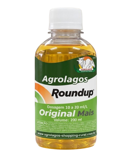 Glifosato Roundup Fracionado 200 ml - Glifosato 48% Veneno Mata Mato Herbicida