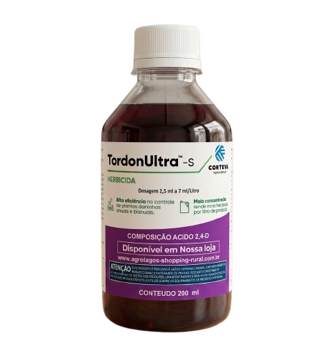 Tordon Ultra Ácido 2,4-D Fracionado 200 ml - Mata mato Folhas Largas e regulador de crescimento