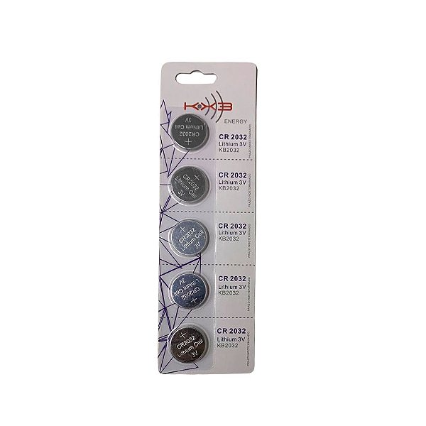 Bateria Elétrica 3V CR2032 KX3