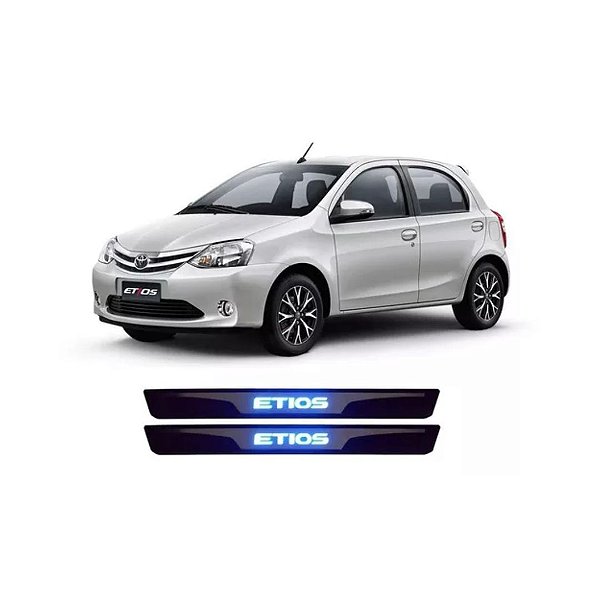 Soleira Plástica KX3 com LED Azul – Etios KX2061