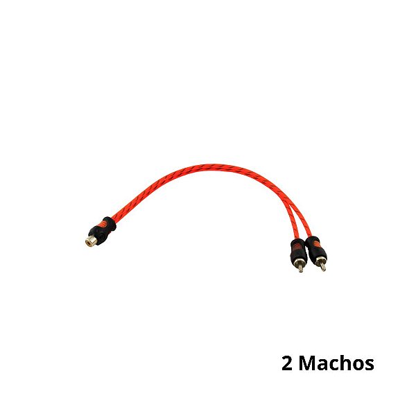 CABO RCA Y KX3 LARANJA FLEXÍVEL - 1F2M