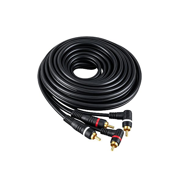 Cabo Rca KX3 5MT Preto 5MM 90° - RCA5M