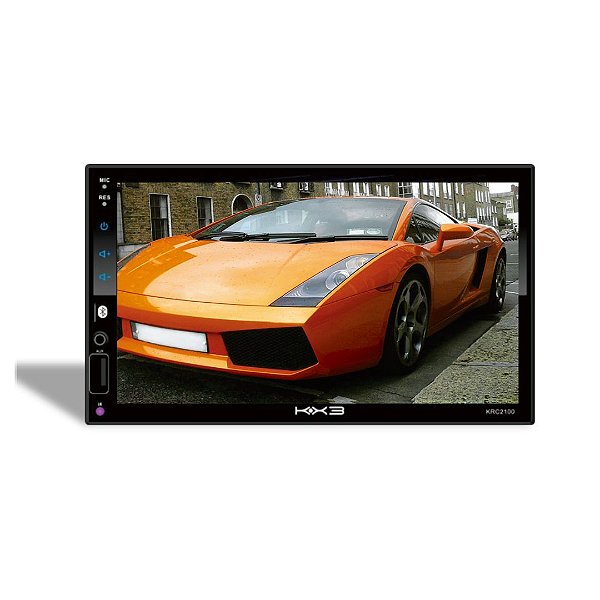 Central Multimídia MP5 Tela HD Espelhamento Touch Screen