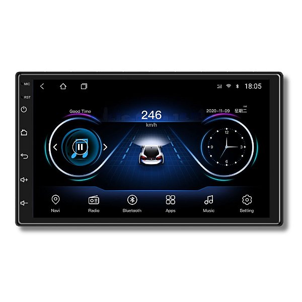 Android 7" Double Din, 2GB RAM 32GB memória KX3 - KRC4100