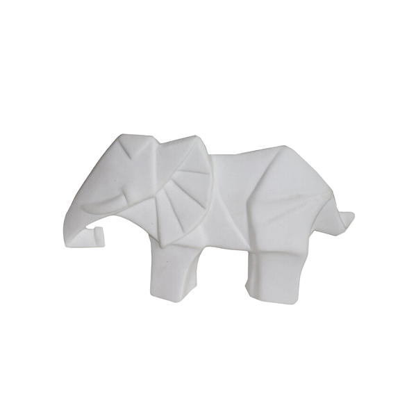Escultura Elefante Geométrico Pequeno