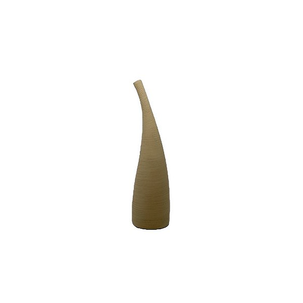 Vaso Decorativo Cerâmica Bege Taman