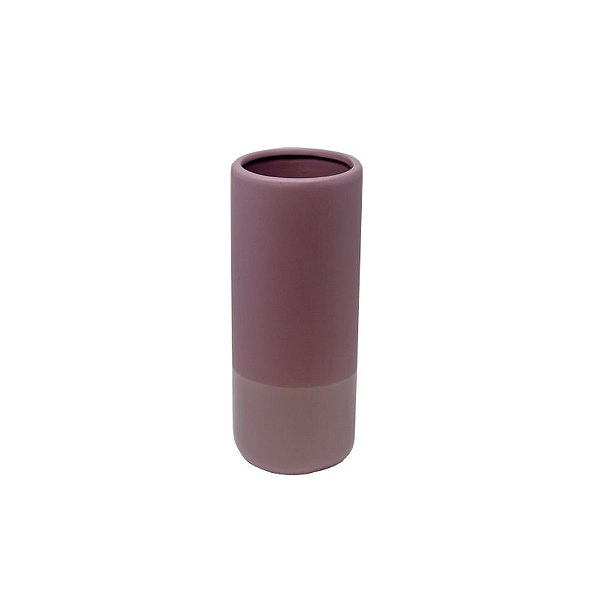 Vaso Decorativo Cerâmica Lilás Basic Pequeno