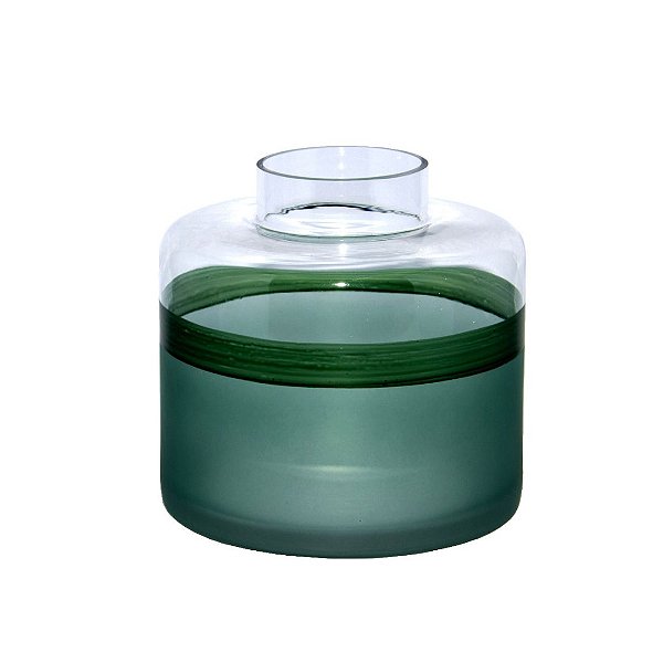 Vaso Decorativo Verde Urano Pequeno
