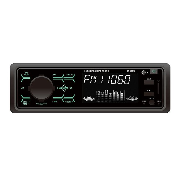 Rádio Automotivo com 2 entradas USB MP3 Painel Touch LED/SD KX3