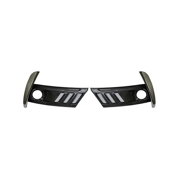 Par Moldura Dianteira Drl Daylight E Seta Toyota Corolla