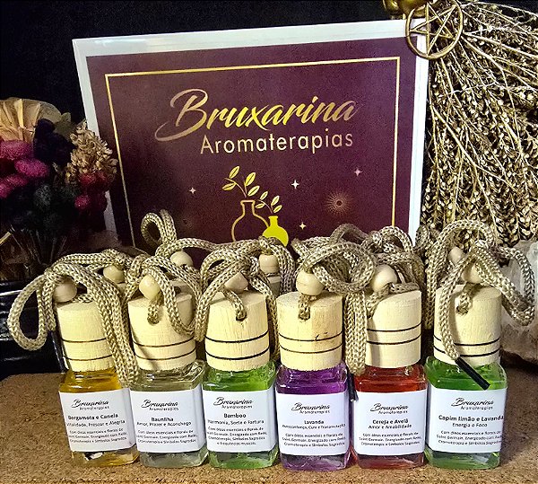 Cheirinho Ambientes Carro/ Gaveta com opção de Refil com óleos essenciais e florais de Saint Germain