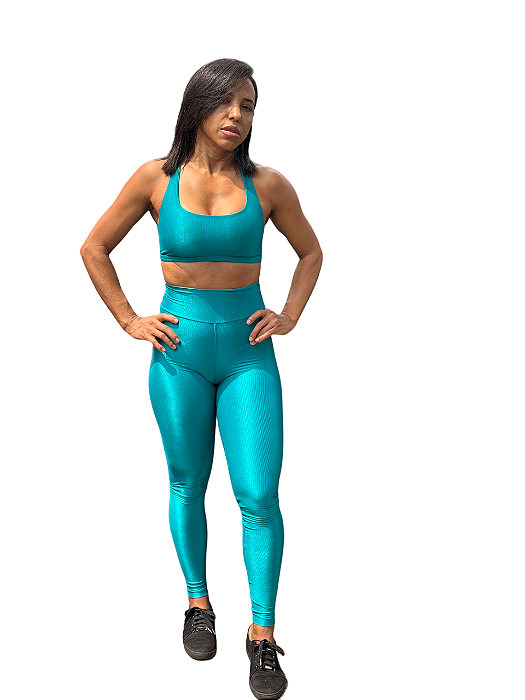 legging glam verde jade