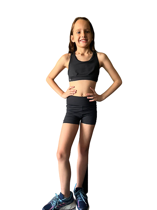 top infantil nadador preto