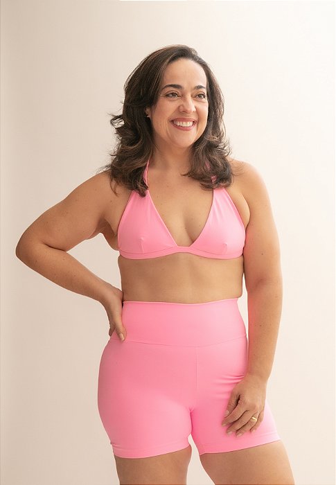 top frente unica rosa confete