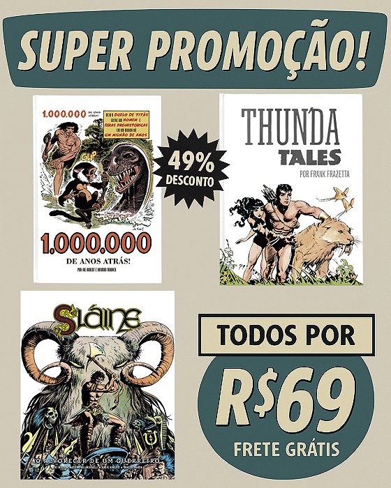 COMBO 3 = Sláine + thun'da + 1.000.000 de anos