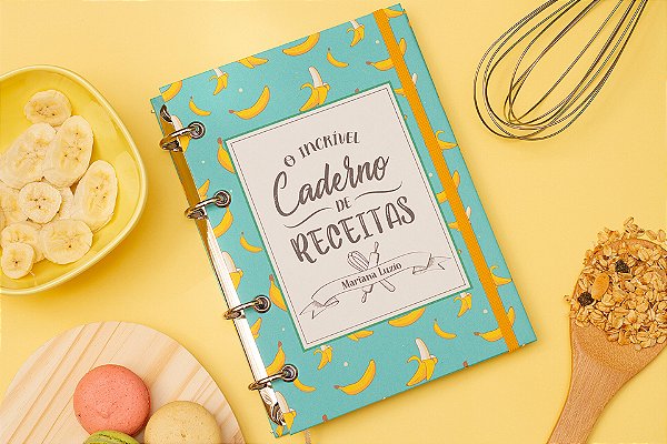 Caderno de receitas Bananada