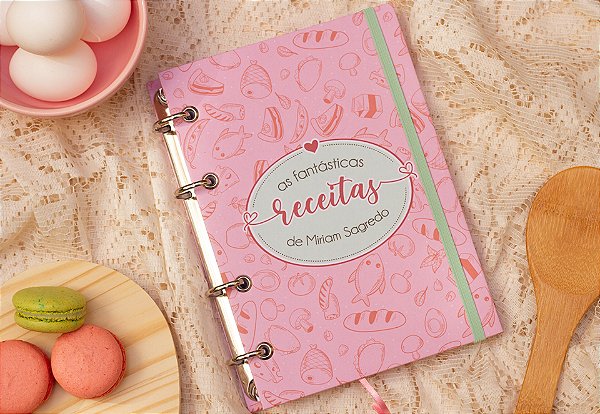 Caderno de receitas "Miriam"