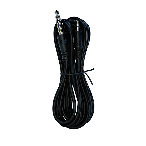 Cabo auxiliar P2 para P10 Estéreo 3 Metros