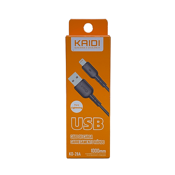 Cabo USB iPhone Kaidi KD-28A