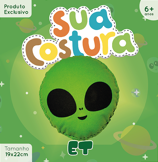 Et Sua Costura - Brinquedo Kit de Costura Infantil em Feltro - Montessori - DIY