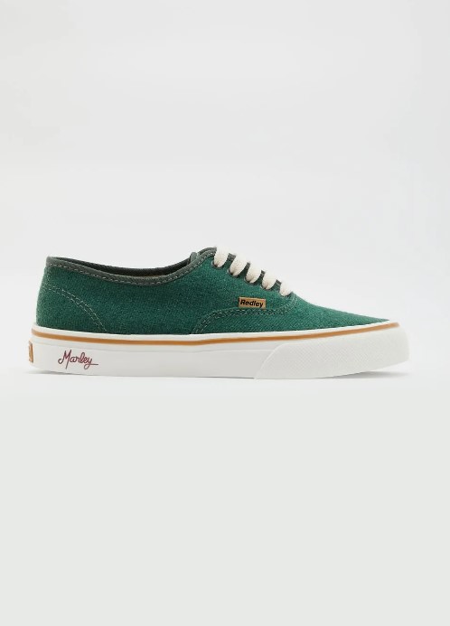 TENIS REDLEY ORIGINALS COLLAB BOB MARLEY LONA RECICLADA VERDE 6003320000-3