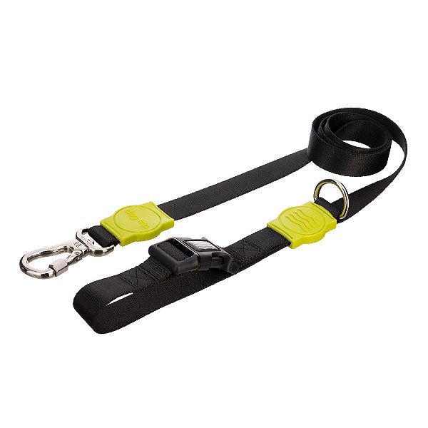 Guia Hold On Classic Black Verde Dog Trip Brasil