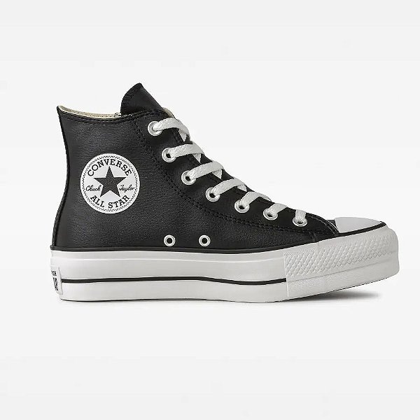 CONVERSE TENIS PLATAFORMA CHUCK TAYLOR ALL STAR Cor Preto Calcado