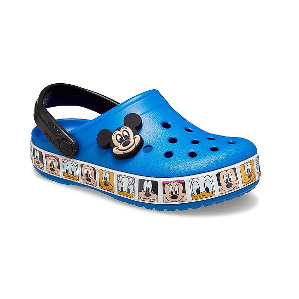 Sandalia Crocs Mickey Mouse Clog T Bright Cobalt Masculino