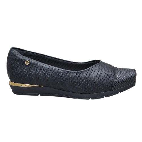 Sapato Piccadilly Maxi Preto Feminino