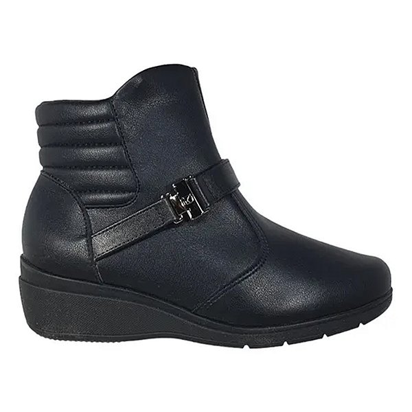 Bota Piccadilly Maxi Preto Feminino
