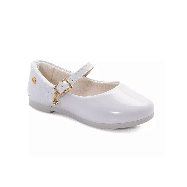 Sapatilha Klin Princesa Mini Branco Infantil