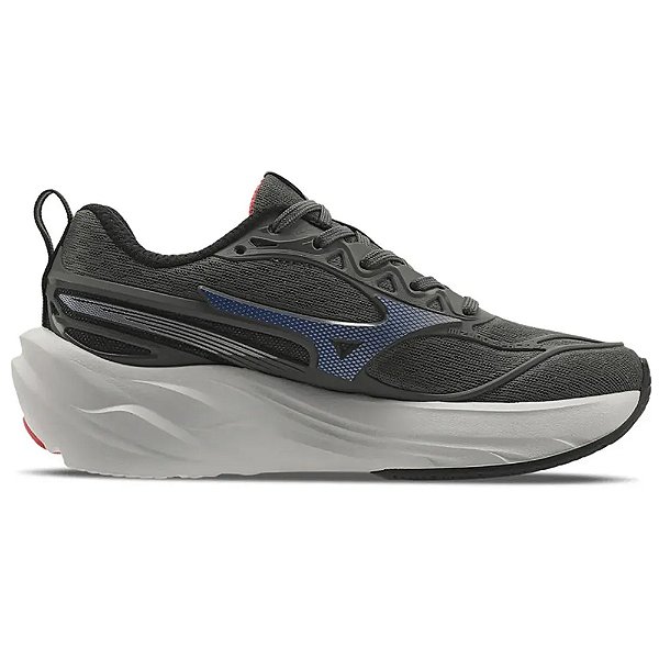 Tênis Mizuno Space 5 Junior Chumbo/Azul Infantil