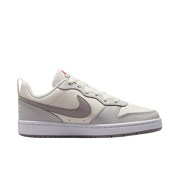 Tênis Nike Court Borough Low Recraft Branco/Cinza Infantil