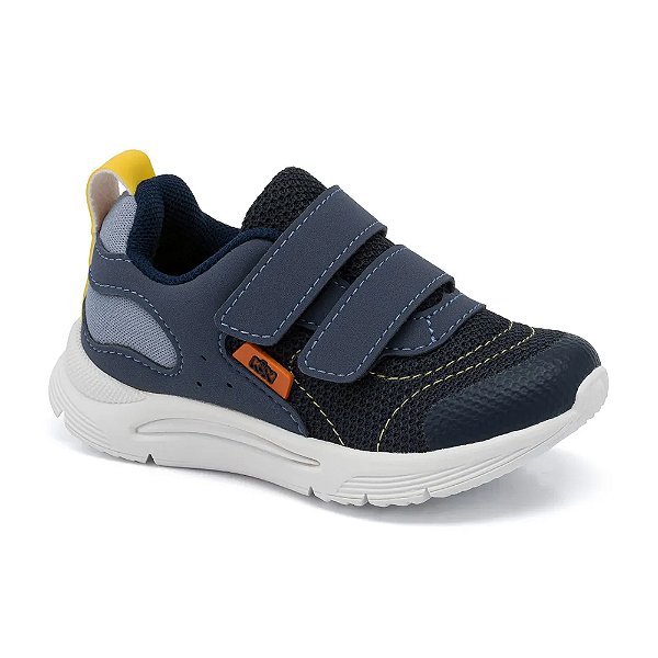 Tênis Klin New Sport Mini Chumbo/Azul Oceano Infantil